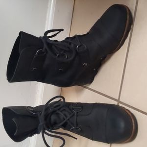 Sorel waterproof boot, black, 8.5